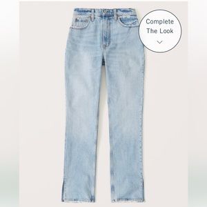 Abercrombie Curve Love Ultra High Rise 90s Straight Jean 28/6R